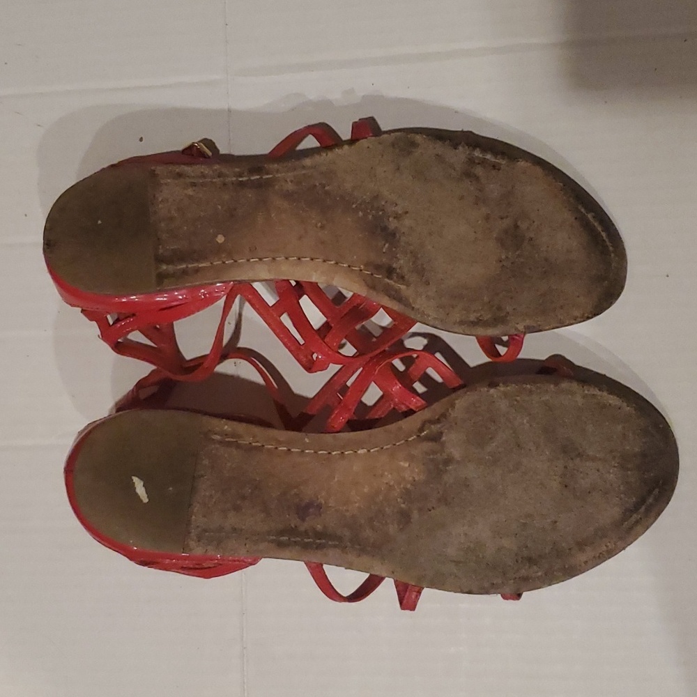 Tory Burch Sandals. Red - Picture 5 of 7